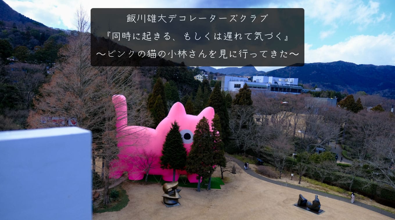 巨大ピンク猫を見に行く…飯川雄大『デコレーターズクラブ 同時に起きる、もしくは遅れて気づく』