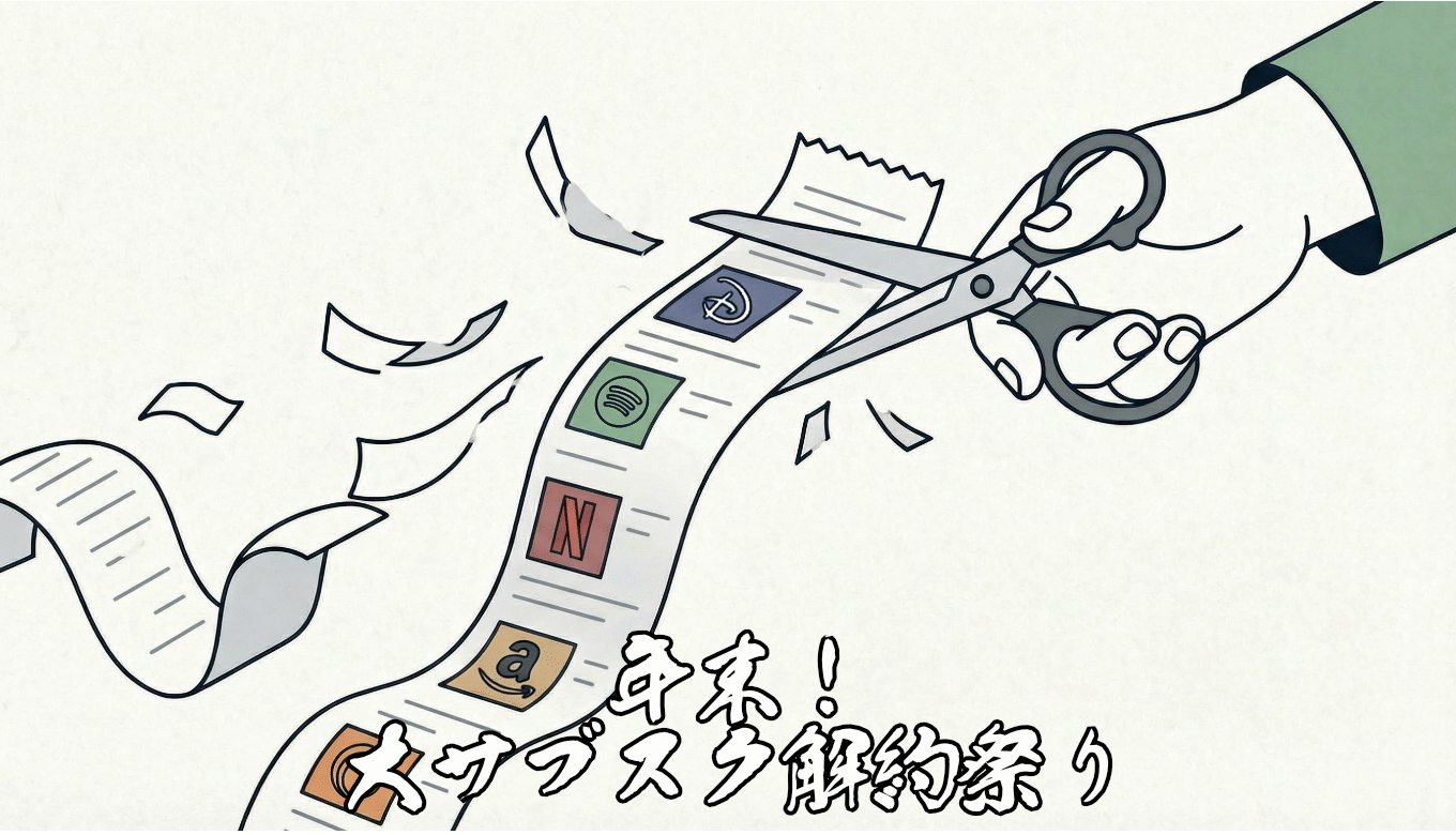 サブスクを整理整頓したら年間20万円くらい浮きそうだ