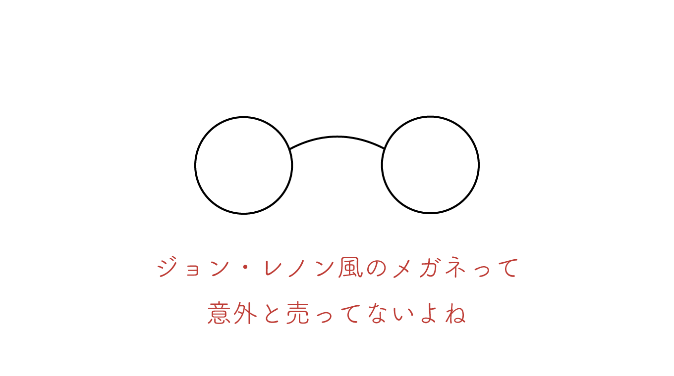 メガネが似合わない