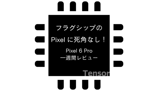 フラグシップのPixelに死角なし！ Pixel 6 Pro一週間レビュー